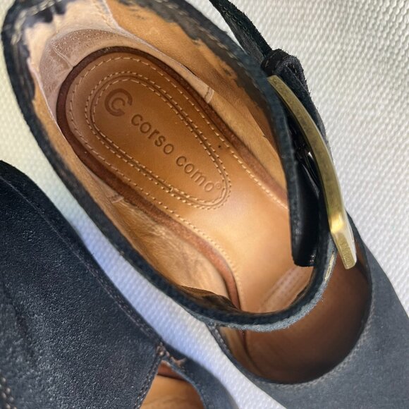 Corso Como Bernadette Ankle Bootie Buckle Heel dyed Black - Picture 6 of 10